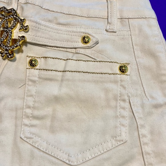 Roberto Cavalli Collection Sexy White Shorts - Picture 4 of 10